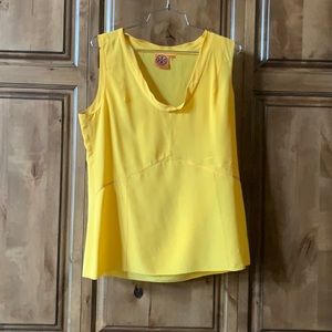 Yellow Tory Burch blouse